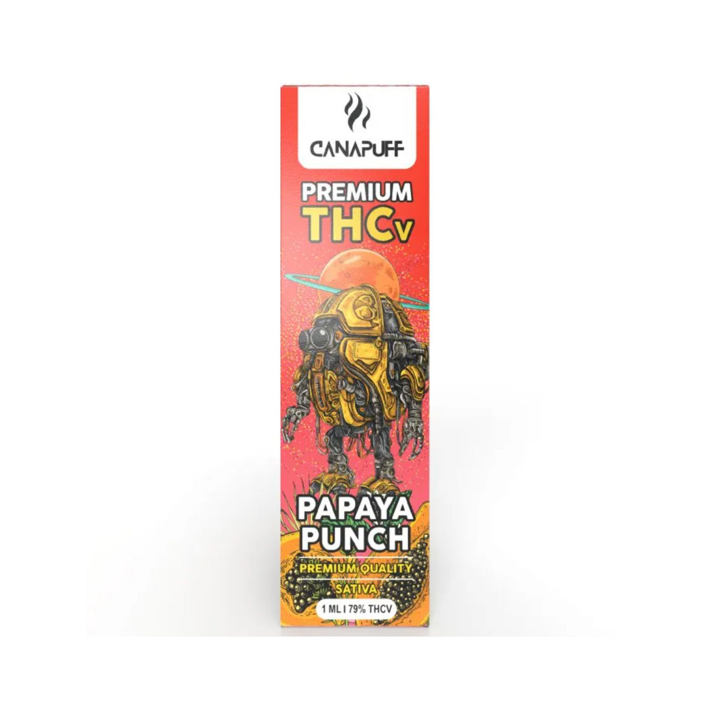 PAPAYA PUNCH 79% THCv - CanaPuff - Vape - 1ml